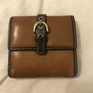 Small tan wallet